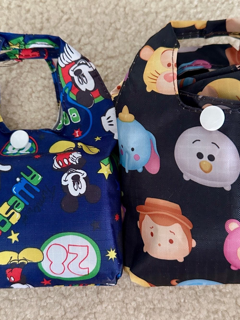 Disney shopping bags Navy & Black